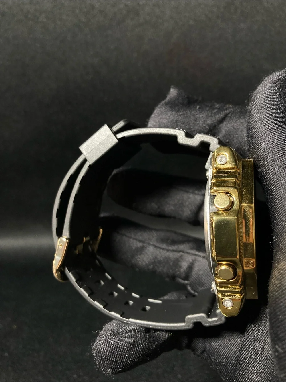 Gold and Black G Shock Gm2100